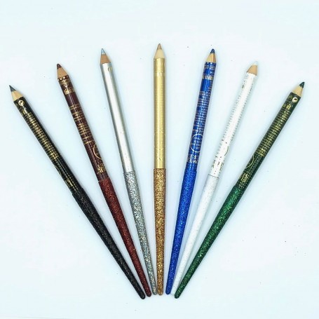 LAPIZ DELINEADOR CON GLITTER 16 CM $12