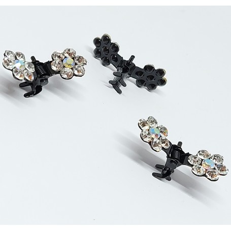 PINZA MICRO DE MTEAL CON PEDRERIA $5