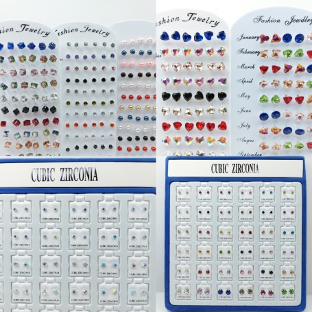 PAR ARETE ZIRCONIA/BROQUEL/PERLA $10