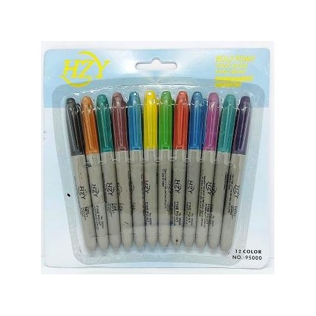 PLUMIN DELGADO PERMANENTE COLORES $6