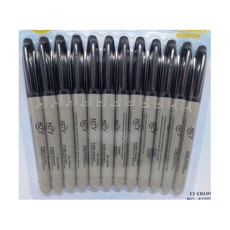 PLUMIN DELGADO PERMANENTE NEGRO $6