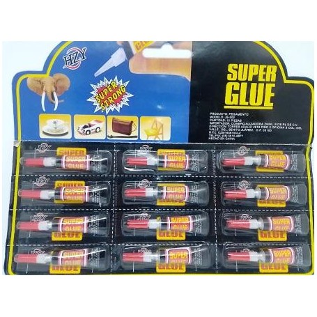 PEGAMENTO SUPER GLUE NEGRO $6