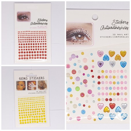 STICKER AUTOADHESIVOS TIPO PERLA/ METALIZADO $30