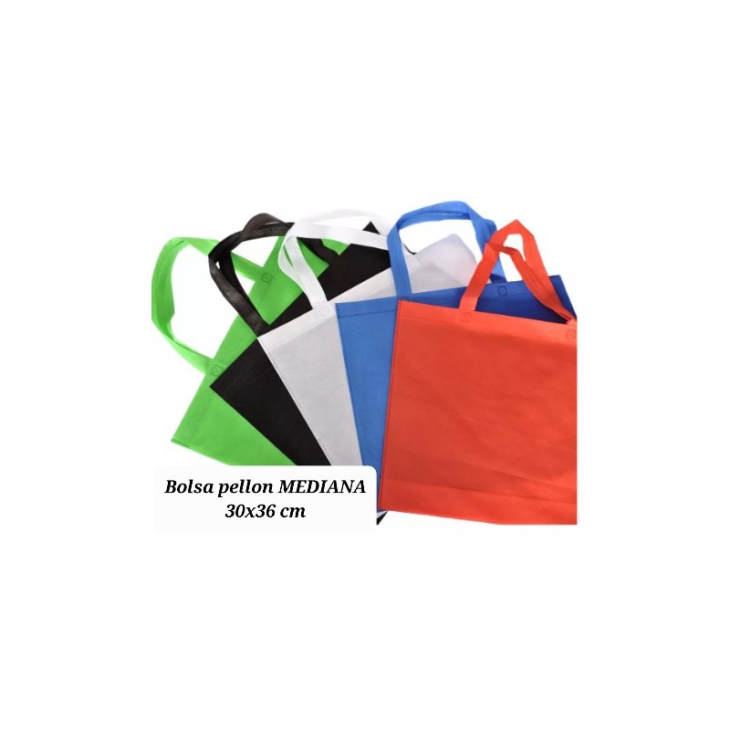 BOLSA PEYON MEDIANA 30x36 cm $12