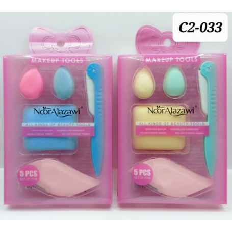 KIT 5 PIEZAS ESPONJAS Y PERFILADORES $40