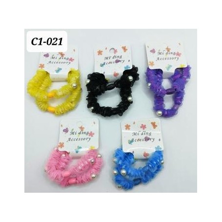 COLETERO DECORADO CON PERLAS 2PZS $12