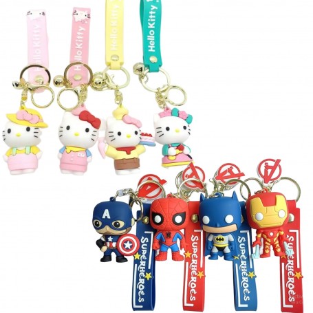 LLAVERO HEROE/KITTY GRANDE CON GANCHO $60