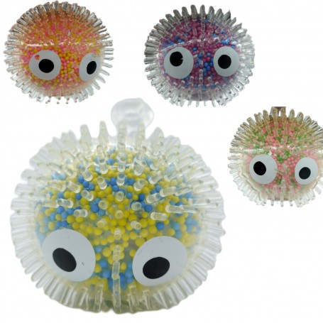 ERIZO CHICO CON BOLITAS Y LUZ $22