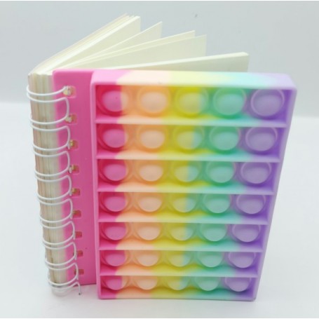 LIBRETA POP IT 12X10CM $30