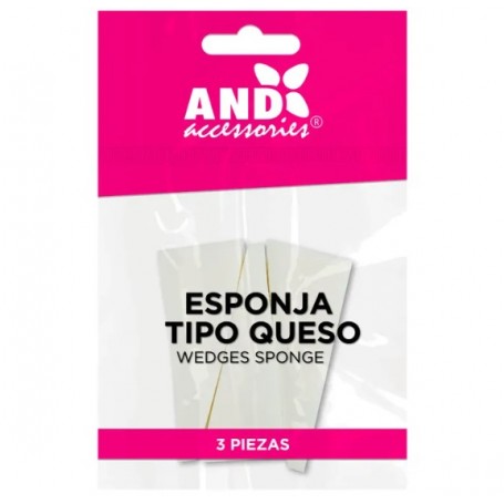 ESPONJA QUESITOS AND O LOVE 3PZ $12