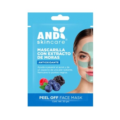 MASCARILLA FACIAL PEEL OFF EXTRACTO DE MORAS $10