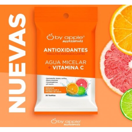 TOALLITA DESMAQ.AGUA MICELAR+VITAMINA C $40