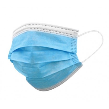 CUBRE BOCAS TRICAPA SENCILLO 1PZ $2.5