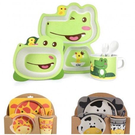 PLATO INFANTIL DE FIGURAS 5 PZ $175