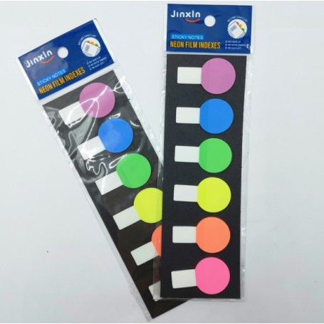 POST IT CIRCULO PLASTIC V/C 4X2CM $15