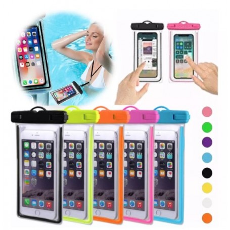 BOLSA CONTRA AGUA PARA CELULAR 21X10CM $28