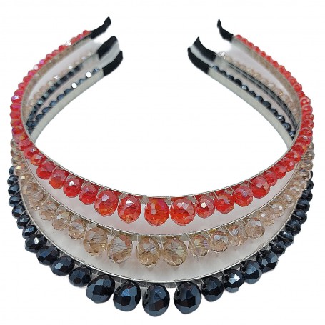 DIADEMA CON DIAMANTES $22