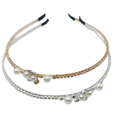 DIADEMA METALICA BRILLANTE $20