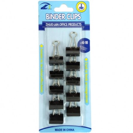 SUJETADOR DE PAPEL CHICO 10 PZ $20