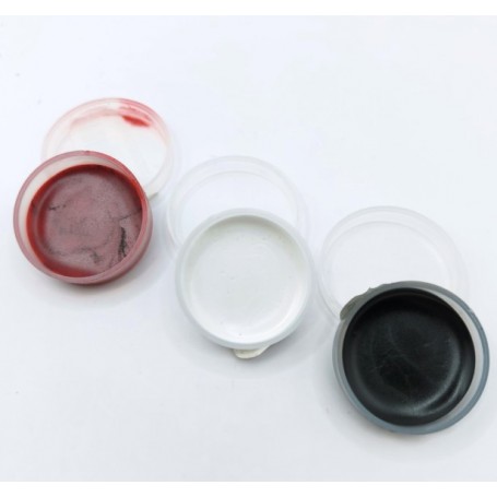 PASTILLA DE COLOR BLANCO /ROJO/NEGRO X PZA $10