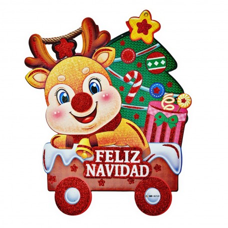 FIGURA NAVIDEÑA DECORATIVA CHICA 1 PZ $30