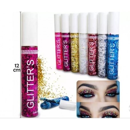 GLITTERS FACE BODY HOJUELA $25