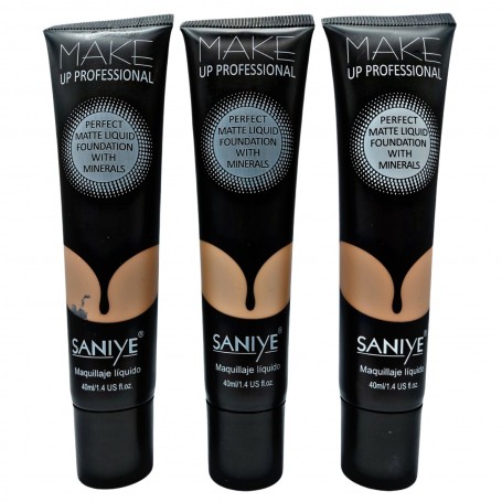 MAQUILLAJE LIQUIDO  PERFECT MATTE SANIYE $30