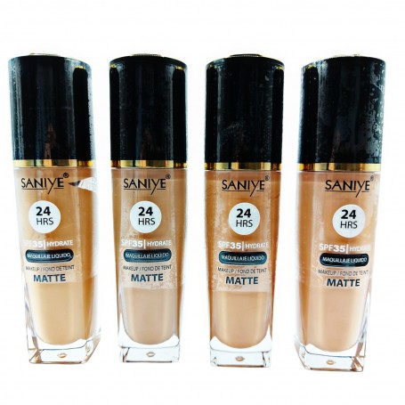 MAQUILLAJE LIQUIDO MATTE 24 HRS SANIYE $60