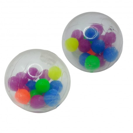 PELOTA ANTIESTRES BOLITA DE COLORES $20
