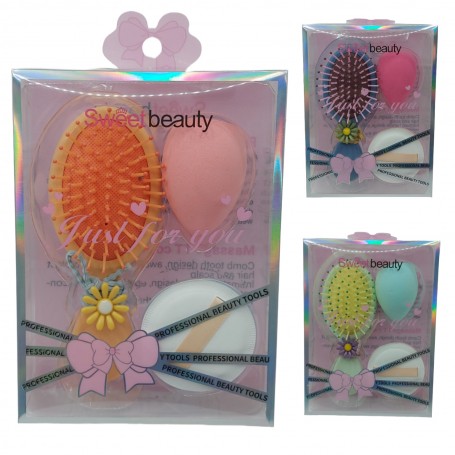 SET CEPILLO LIGA Y ESPONJAS $50