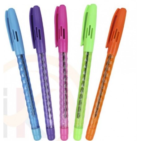 PLUMA NEGRA SEMI GEL ESPIRAL $5