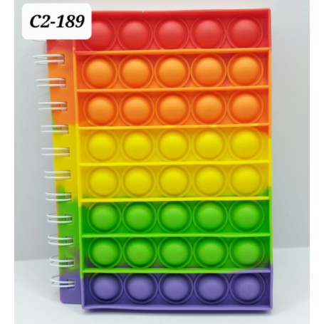 LIBRETA POP IT 12x16CM $50