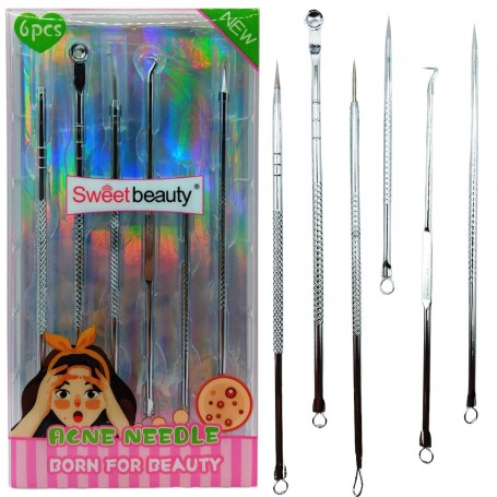 SET QUITA ESPINILLAS DE METAL 6PZS $30