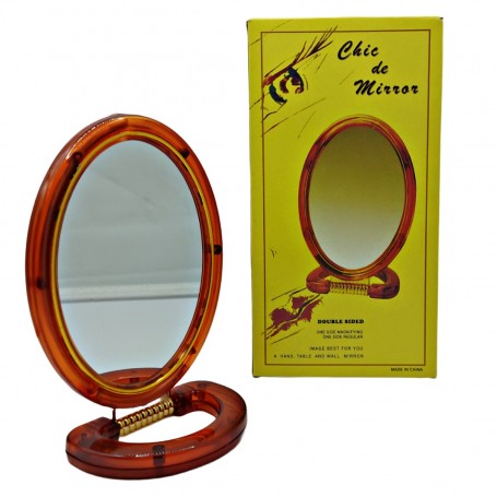 ESPEJO DE CAREY DOBLE CON AUMENTO $22