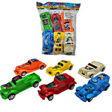 PAQ 6 COCHES DE FRICCION $35