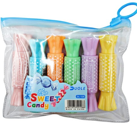 SET PLUMONES FIG DULCE 6PZS $35