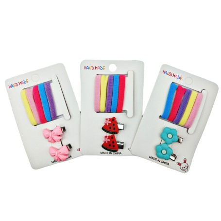 JUEGO DE LIGAS C/BROCHE DECORADO $18