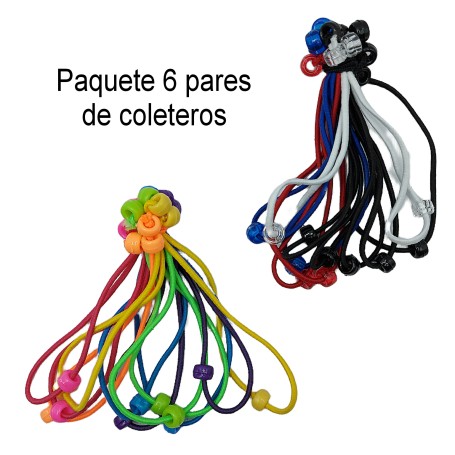 PAQ DE 6 PARES DE  COLETEROS $15