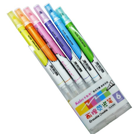 SET DE MARCA TEXTOS BORRABLES 6 PZ $63