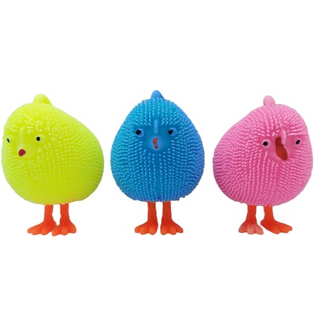 MUÑECO DE LUZ POLLO CON LAZO $25