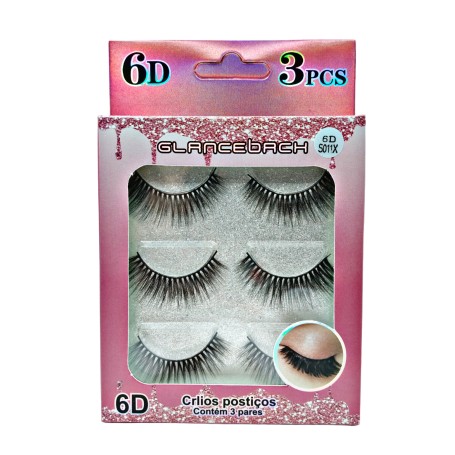 PESTAÑA 6D 3 PARES $40