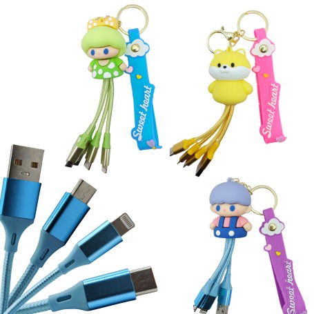 LLAVERO CON CABLE DE CARGA $45