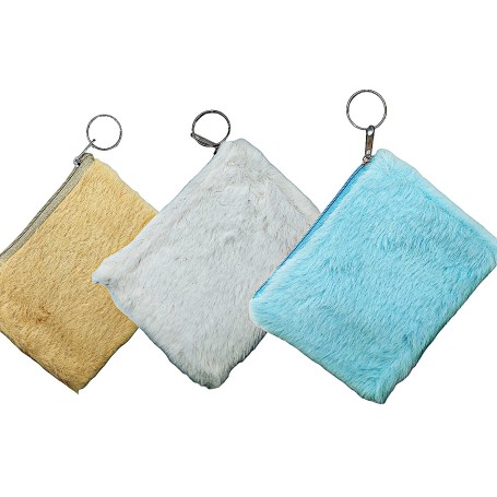 MONEDERO DE PELUCHE V/M $13