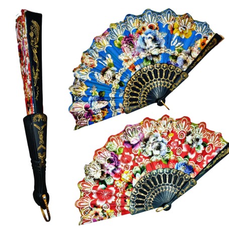 ABANICO TELA VARIOS MODELOS $25