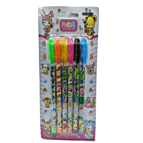 PLUMA DE GEL 6PZS $25