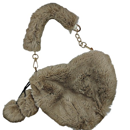 BOLSA PELUCHE CORAZON $120