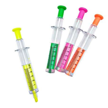 MARCATEXTOS CON PLUMA JERINGA $12