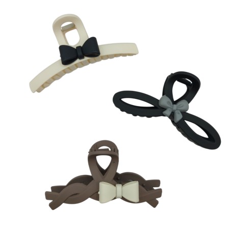 PINZA MATTE CON MOÑO $20