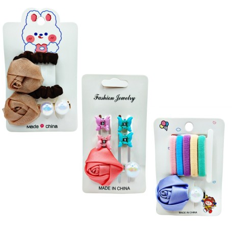 SET PARA CABELLO BROCHE FLOR $18