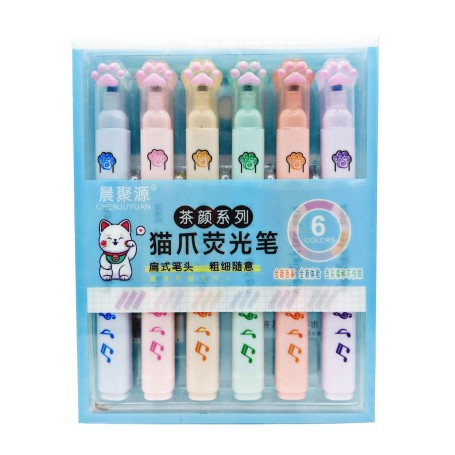 PAQUETE PLUMONES GARRA DE GATO $40